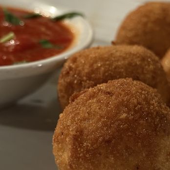 Cafe Fiore - Arancini are on the smaller size but perfectly breaded. - Italian Near Me - Branford, Connecticut