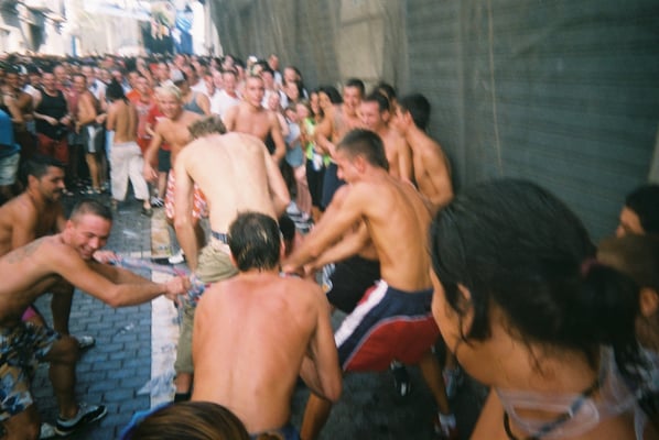 La Tomatina festival by null