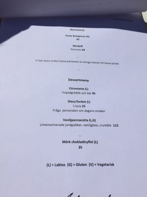 Menu photo 2 Arkösunds Krog & Hotell Vikbolandet, AB