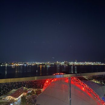 Hyatt Place Boston / Seaport District - The rooftop view in the evening of the Hyatt Place Seaport District. - Hotels Near Me - Boston, Massachusetts Hyatt Place Boston / Seaport District - The rooftop view in the evening of the Hyatt Place Seaport District. - Hotels Near Me - Boston, Massachusetts
