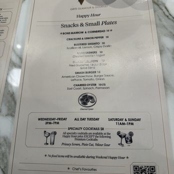 Velour - Happy Hour menu - American Near Me - Dallas, Texas
