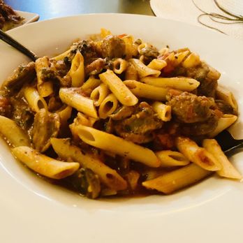 Bruschetta Francesca - Penne with Sausage and Mushroom - Italian Near Me - Key West, Florida