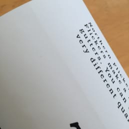Crease on print. Had to pay for reprint.