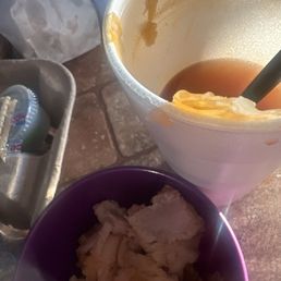 Fish soup, with cabbage, celery, Carrots the soup broth is not plain it has some spice to it really good flavor