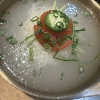 Shik Do Rak - Cold Radish Noodles (dongchimi guksoo)!! - Korean Near Me - La Palma, California