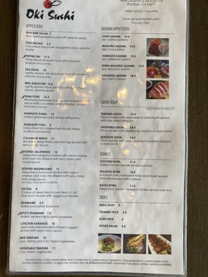 Menu photo 8 Oki Sushi Rocklin, CA Menu photo 8 Oki Sushi Rocklin, CA