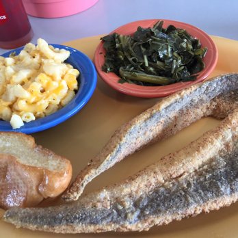 Eat 33 - Fried trout, collard greens, and mac & cheese. - Breakfast & Brunch Near Me - Richmond, Virginia Eat 33 - Fried trout, collard greens, and mac & cheese. - Breakfast & Brunch Near Me - Richmond, Virginia