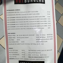 Hot burgers