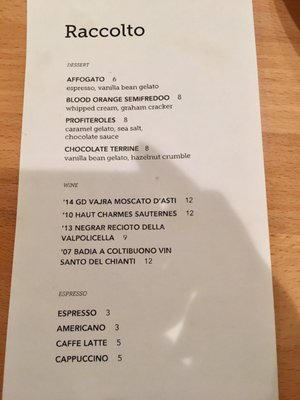 Menu photo 7 Raccolto Seattle, WA Menu photo 7 Raccolto Seattle, WA