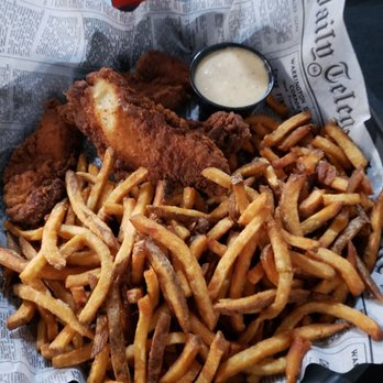 Brau Brothers Brewing - Burnt chicken strips with equally Burnt French fries with none not Burnt tasting the night of the S.M.A.S.H meeting. - Breweries Near Me - Marshall, Minnesota Brau Brothers Brewing - Burnt chicken strips with equally Burnt French fries with none not Burnt tasting the night of the S.M.A.S.H meeting. - Breweries Near Me - Marshall, Minnesota