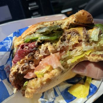 Hyphy Burger - Pastrami double burger - Burgers Near Me - Oakland, California Hyphy Burger - Pastrami double burger - Burgers Near Me - Oakland, California