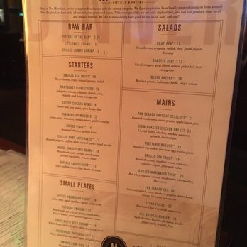 The Merchant - Menu - New American Near Me - Boston, Massachusetts The Merchant - Menu - New American Near Me - Boston, Massachusetts
