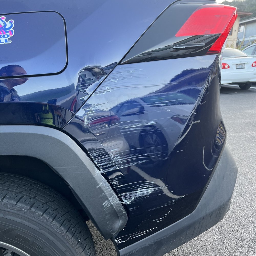 Aiea Collision Center - This is the damage before the repair. - Body Shops Near Me - Honolulu, Hawaii
