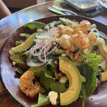 The Wine Shop - Grecian Cobb Salad with Shrimp - New American Near Me - Charlotte, North Carolina The Wine Shop - Grecian Cobb Salad with Shrimp - New American Near Me - Charlotte, North Carolina