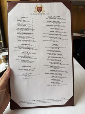 Menu photo 3 Vintage Restaurant and Lounge Boston, MA Menu photo 3 Vintage Restaurant and Lounge Boston, MA