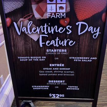 FARM - Valentine's Feature menu - Cafes Near Me - North Las Vegas, Nevada