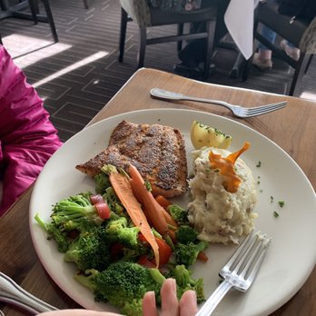 Chart House - My daughter's salmon dish - Seafood Near Me - Stateline, Nevada Chart House - My daughter's salmon dish - Seafood Near Me - Stateline, Nevada