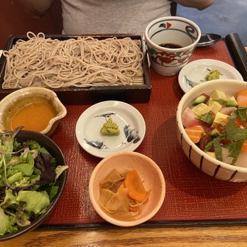 Ootoya Union Square - Chirashi bowl with soba set - Sushi Bars Near Me - New York, New York Ootoya Union Square - Chirashi bowl with soba set - Sushi Bars Near Me - New York, New York