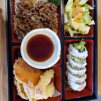 Takara Sushi - Bento box B for lunch - Sushi Bars Near Me - Burnaby, British Columbia
