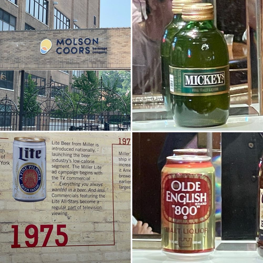 Miller Brewery Tour - Some of their brands. Happy Birthday Miller Lite. - Beer Tours Near Me - Milwaukee, Wisconsin
