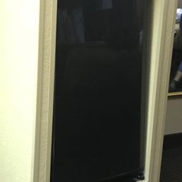 Fridge missing feet.
