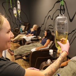 Onus IV Therapy + Longevity - Formulated with the same ingredients found in an ER, our premium IV drip therapies are the gold standard of care :)