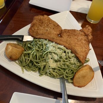 Aji Limon - Tallarin Verde con Milanesa de Pollo - Peruvian Near Me - Buena Park, California