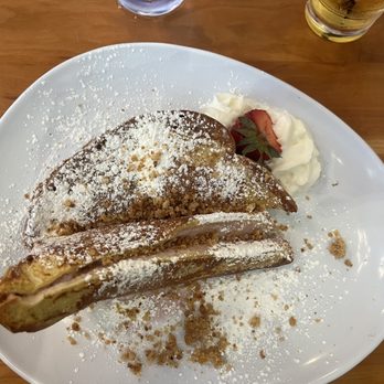 Ruby Sunshine Nashville - Seasonal strawberry cheesecake stuffed french toast! Yum! - Breakfast & Brunch Near Me - Nashville, Tennessee
