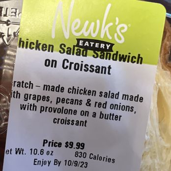 Newk's Eatery - chicken salad sandwich on croissant - Pizza Near Me - Bossier City, Louisiana Newk's Eatery - chicken salad sandwich on croissant - Pizza Near Me - Bossier City, Louisiana