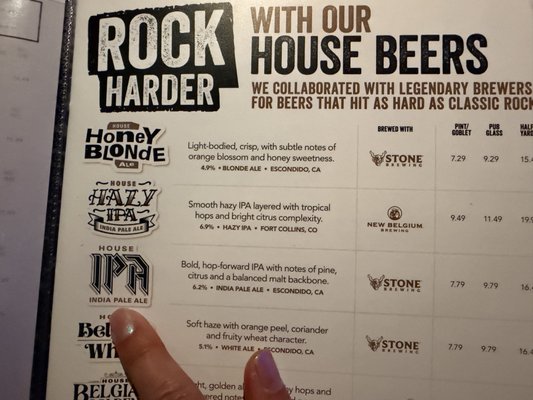 Menu photo 1 Yard House Sacramento, CA Menu photo 1 Yard House Sacramento, CA