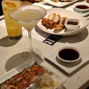 The Fish Restaurant & Sushi Bar - Lobster roll, two drinks (don't remember the name), lobster and crab appetizer - Sushi Bars Near Me - Houston, Texas The Fish Restaurant & Sushi Bar - Lobster roll, two drinks (don't remember the name), lobster and crab appetizer - Sushi Bars Near Me - Houston, Texas