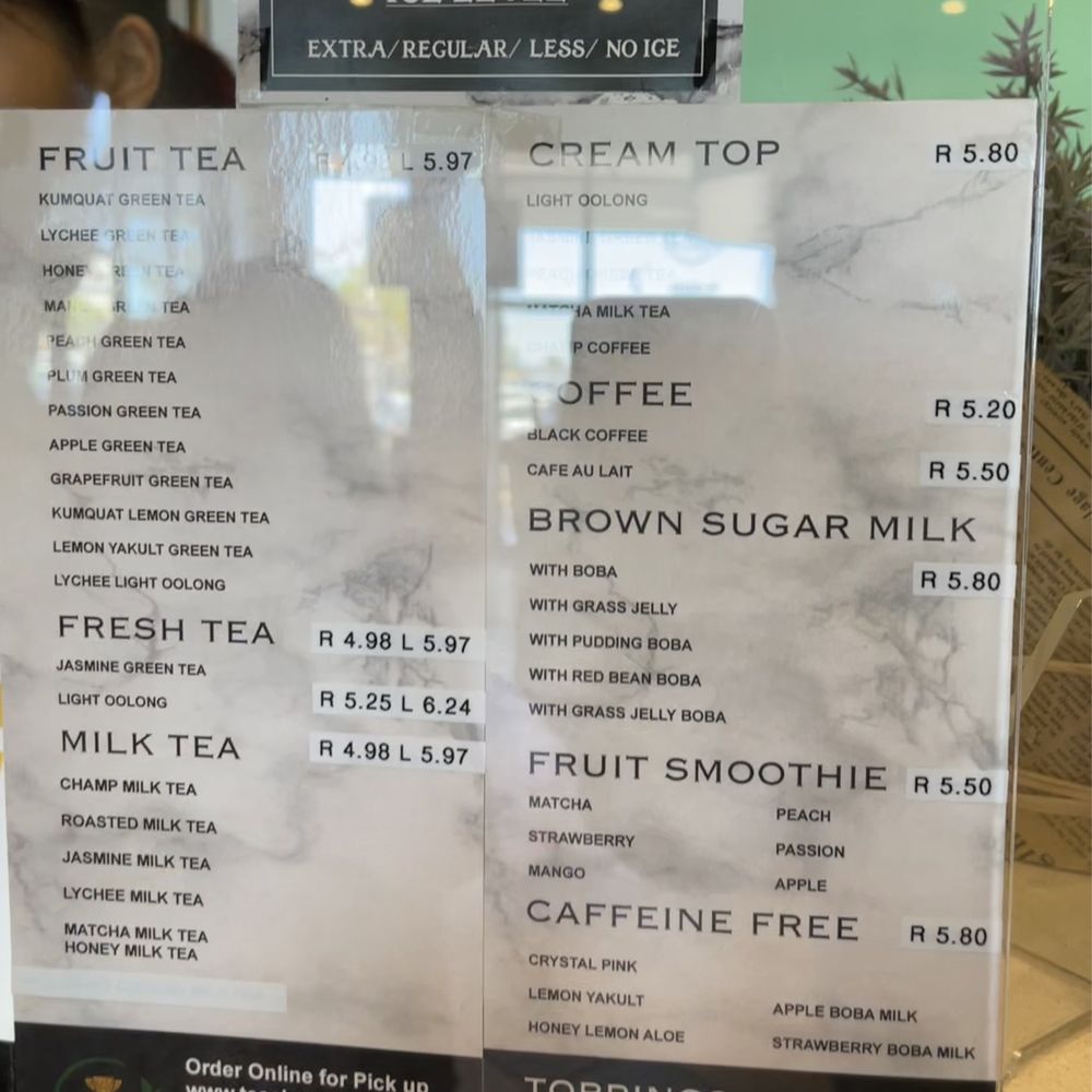 Tea Champ - Menu - Bubble Tea Near Me - Hacienda Heights, California Tea Champ - Menu - Bubble Tea Near Me - Hacienda Heights, California