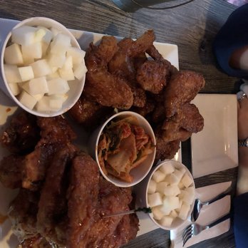 Bonchon - 30 wings, pickled daikon, and kimchi - Chicken Wings Near Me - Orlando, Florida Bonchon - 30 wings, pickled daikon, and kimchi - Chicken Wings Near Me - Orlando, Florida