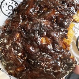 burnt fritter, or maybe it was fried in really old oil burnt fritter, or maybe it was fried in really old oil