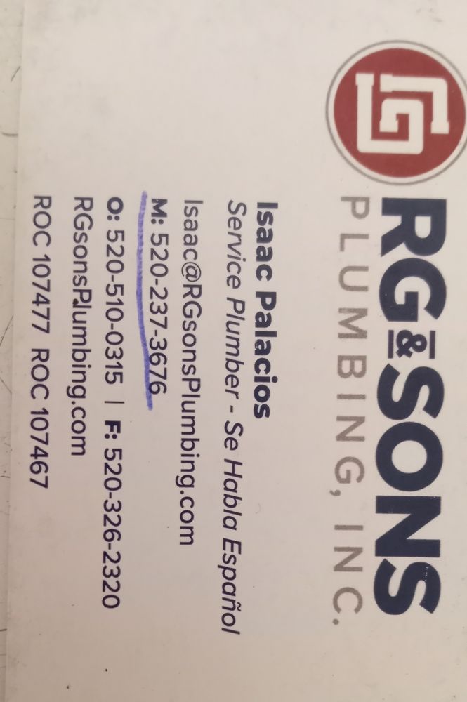 Slide of RG & Sons Plumbing