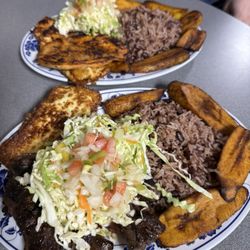 Fritanga Nica - Pechuga a la plancha and Carne Asada