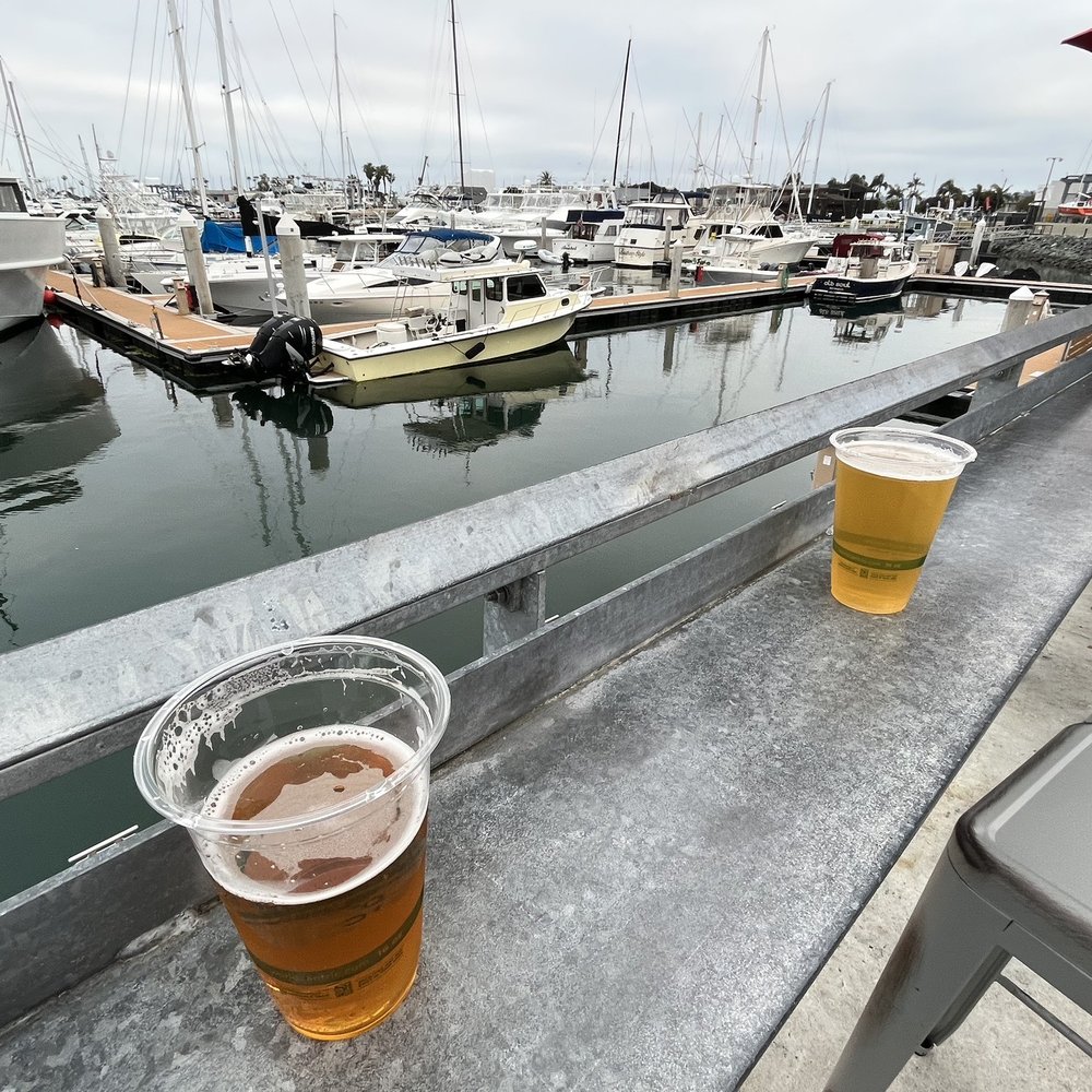 Eppig Brewing - Waterfront Biergarten - Sitting along the harbor - Breweries Near Me - San Diego, California