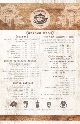 Menu photo 3 Coopers Cup Winterville, NC Menu photo 3 Coopers Cup Winterville, NC