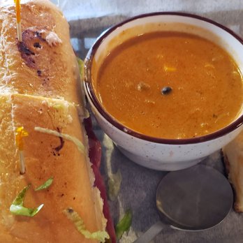 Brick Deli - Downtown hoagie w chicken la la soup - Delis Near Me - Decatur, Alabama Brick Deli - Downtown hoagie w chicken la la soup - Delis Near Me - Decatur, Alabama