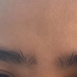 House of Beauty Eyebrow Threading - Before