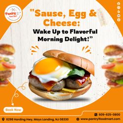 Pantry 1 Food Mart - Rise and Shine with Flavorful Morning Delights - Sausage, Egg & Cheese!     #BreakfastDelights #SausageEggCheese #MorningFlavors