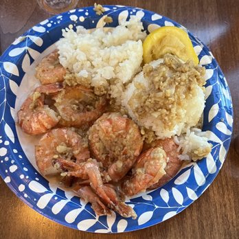 Giovanni’s Shrimp - Scampi plate - Seafood Near Me - Honolulu, Hawaii