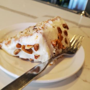 Treebeards - If I had only given up sweets for Lent, I wouldn't have ordered this Italian cream cake. - Southern Near Me - Houston, Texas Treebeards - If I had only given up sweets for Lent, I wouldn't have ordered this Italian cream cake. - Southern Near Me - Houston, Texas