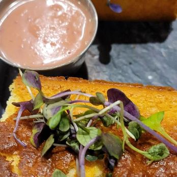 Sweet T's Southern Eatery - Corn bread with strawberry butter - Soul Food Near Me - Montclair, New Jersey