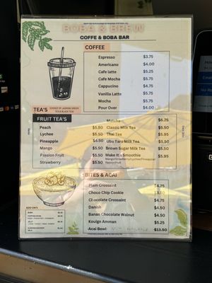 Menu photo 1 Boba & Brew San Francisco, CA Menu photo 1 Boba & Brew San Francisco, CA