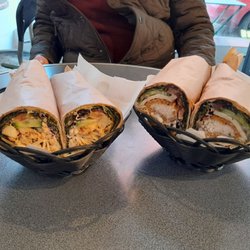 Crazy Chicken - Pulled Chicken and Crispy Chicken Wraps