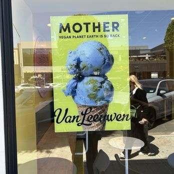 Van Leeuwen - Ad. Vegan flavor, NEW! Amaretto (almond) & Matcha cake! Good stuff - Ice Cream & Frozen Yogurt Near Me - Beverly Hills, California