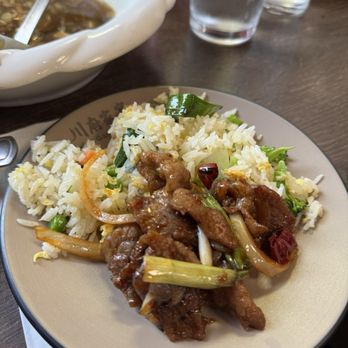 Szechuan Garden - Vegetable fried rice, Mongolian beef - Szechuan Near Me - Concord, California Szechuan Garden - Vegetable fried rice, Mongolian beef - Szechuan Near Me - Concord, California