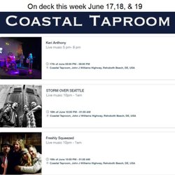 Coastal Taproom - Coastal Taproom in Rehoboth Beach is located conveniently off of route 1 Coastal Highway, and is an amazing music venue and sports bar.