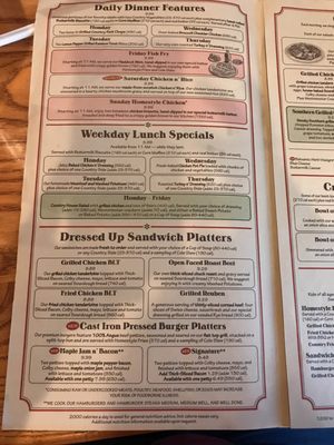 Menu photo 3 Cracker Barrel Old Country Store California, MD